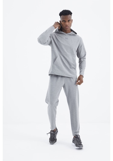 Tommy Life Rex Gri Melanj Basic Erkek Eşofman Takım - 85232 GRİ MELANJ