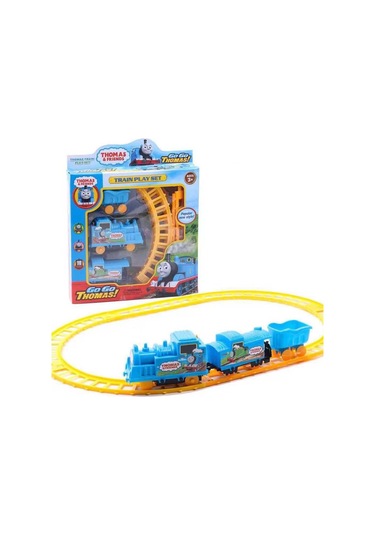 Oyuncak Thomas Tren Seti Raylı Vagonlu Pilli Thomas  Tren