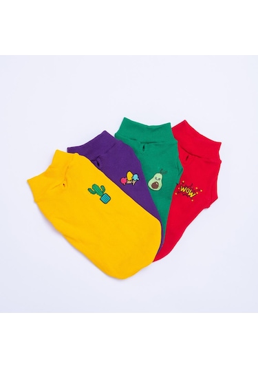 Yeşil Avocado Avokado Nakışlı Esnek Kedi Köpek Sweat- Kedi Köpek Kıyafeti