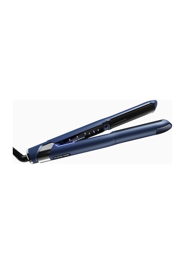 Cloud Nine 2'si 1 Arada Contouring Iron Pro, Seramik Plakalı Düzleştirici & Bukle Lacivert