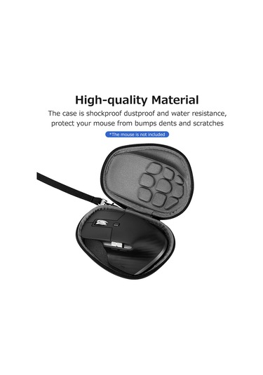 Skycity Logitech Mx Master 3 Kablosuz Fare İçin Taşınabilir Eva+nilon Depolama Çantası, Sağlama Ve Korumalı Kutusu - Siyah Siyah