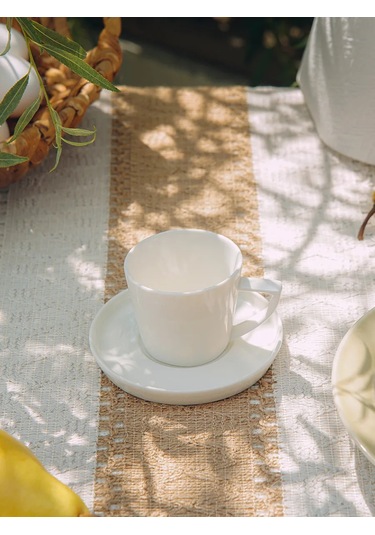 Sima-lend & Magistro Çay Ve Kahve Kupası 270 Ml "beyaz Kar" Fincanlı 430746975 Beyaz