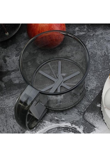 250ml Plastik Bardak Un Eleği İnce Örgü Çok Fonksiyonlu Kompakt Boyutlu Un Diğer