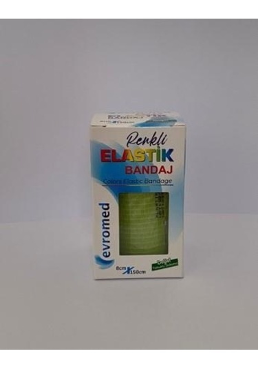 Evromed Elastik Bandaj 8 Cm X 150 Cm Fıstık Yeşili
