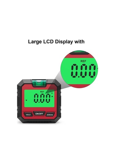 Ebitda Qıngxıey Kabarcık Seviyesi Ve Manyetik Tabanlı Dijital Seviye Açısı - Bina/otomobil Ölçüm Cihazı