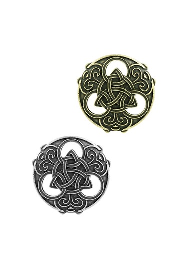 Suntek İskandinav Ortaçağ Viking Broş Şal Ceket Altın