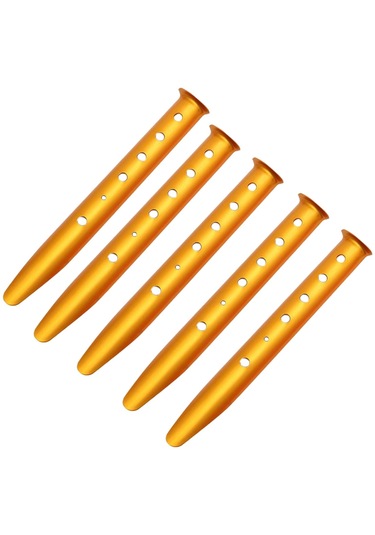 Suntek 5 Adet Taşınabilir Çadır Stakes Mandal Sarı-31cm Sarı 31cm Sarı