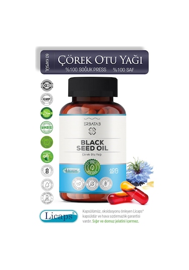 Erbatab Çörek Otu Yağı 60 Kapsül