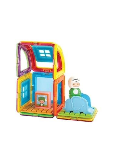 Magformers Mıknatıslı Cube Houseset - Frog - 20 Parça