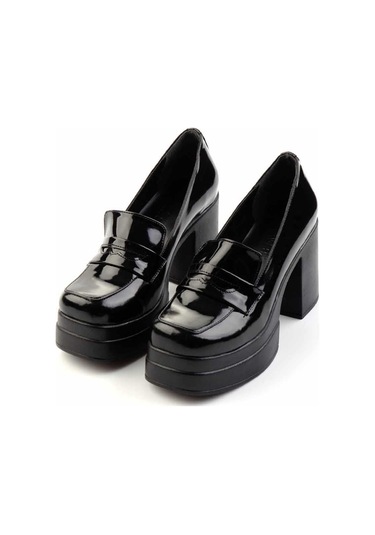Siyah Kadın Klasik Topuklu Ayakkabı K01181062508 Siyah