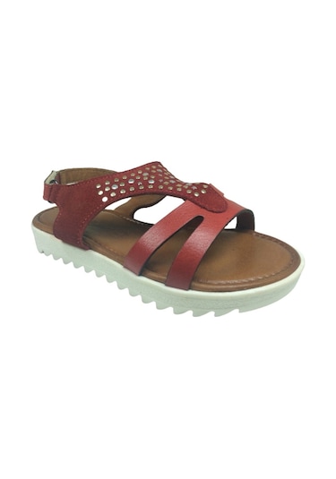 Ortopedikal Trend 2103 Klt Kız Çocuk Sandalet %100 Hakiki Deri (544777859) Kırmızı