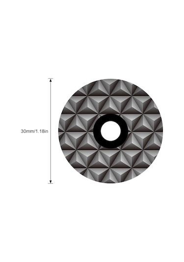 Reedark Yeni Tasarım F Tipi Aluminyum Çelik Tabaıkapak - 30mm Çap, 28.6mm Fork Uyumlu, Somun Hariç