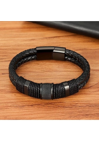 Gogoey Db6969 Erkek Deri Bileklik Çok Renkli