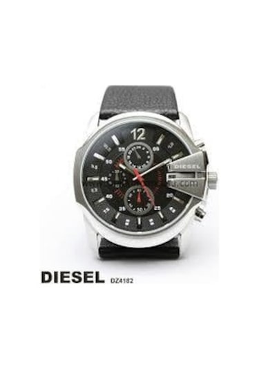 Diesel Dz4182 Siyah Deri Saat Kordonu