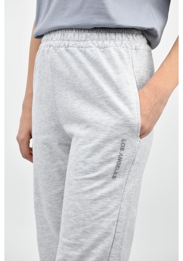 Cep Detaylı Jogger Eşofman Altı - Gri Gri