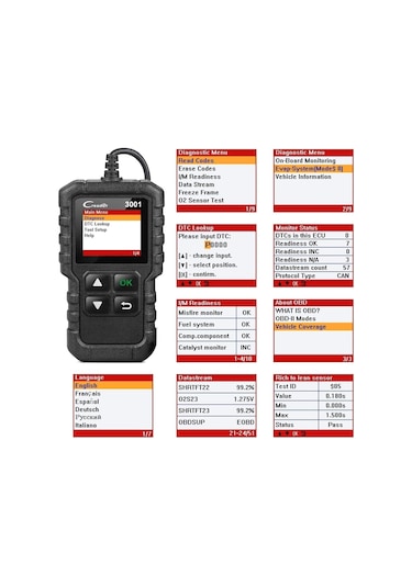 LAUNCH CREADER OBD2 TARAYICI ARIZA TESPİT CİHAZI