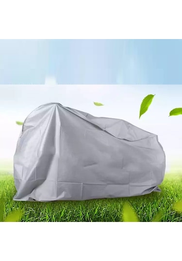 Su Geçirmez Bisiklet Koruma Örtüsü Brandası 110 x 200 CM Gri