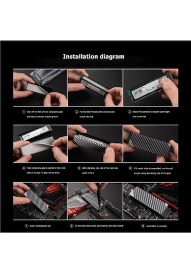 Sirius M.2 2280 Ssd Soğutucu Alüminyum Alaşım Heatsink Isı Emici