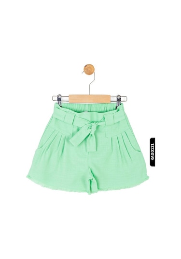 Xo Kids Kız Çocuk Şort 4-8 Yaş 56509 Yeşil