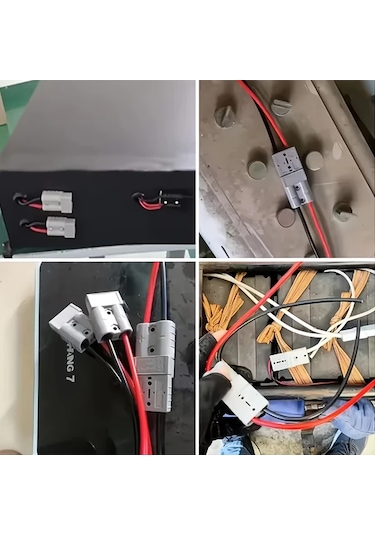 Meridiangoods Anderson 50a Soket Seti 12-24v Dc Hızlı Bağlantı 5 Parça