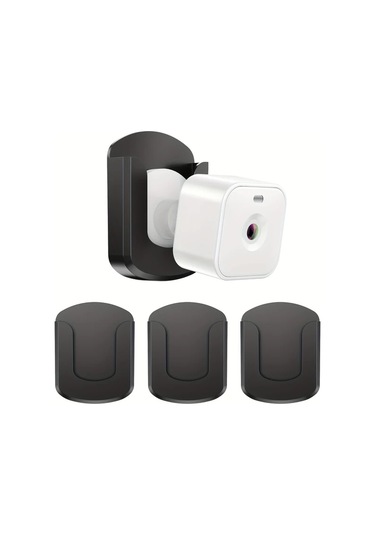 Honeybeeshop 3 Adet Siyah Blink Kamera Duvar Montajı Delme Vidasız Kurulum Blink Outdoor 4 Mini Mini 2 İçin