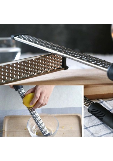 Taşınabilir Dikdörtgen Paslanmaz Çelik Peynir Grater Araçları Çikolatalı Limon Meyve Soyucu Renkli Kutu Mavi