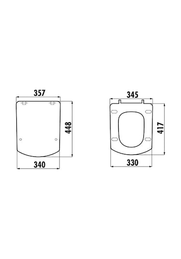 Creavit Lara Thermoplast Klozet Kapağı