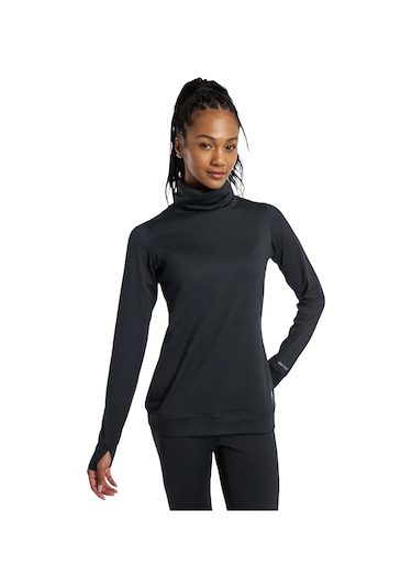 Burton Burton Midweight Long Neck Kadın Siyah Içlik Üst 002 Siyah