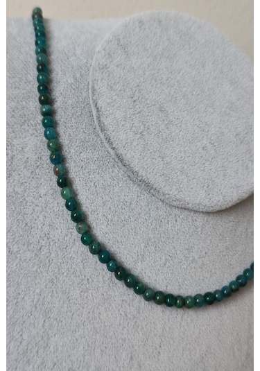 4 MM APATİT DOĞALTAŞ KOLYE
