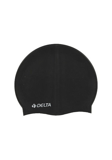 Delta Silikon Bone Deluxe Yüzücü Havuz ve Deniz Bonesi Düz Renk Siyah Çok Renkli