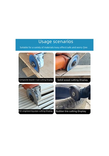 Youmex Açıcı Taşlama İle Ahşap, Pvc, Kauçuk Kesici: Profesyonel Açı Taşlama Testere 1 Adet