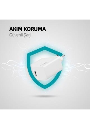 Ttec Smartcharger 20w Pd Seyahat Hızlı Şarj Aleti + Usb-c - Usb-c 3a Typ-c Kablo Beyaz Beyaz