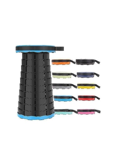 Bloomnest Katlanır Teleskopik Tabure Vancl Açık Hava Balıkçılık İçin A346 Altın-siyah Taşınabilir Ayarlanabilir Sandalye Altın - Siyah