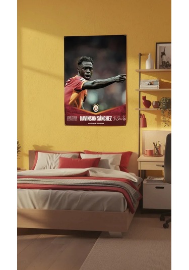 Galatasaray X Juventus - Davinson Sánchez İmzalı Statik Poster