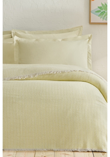 Puffy Soren Tek Kişilik Pike Takımı - Adaçayı