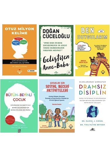 Otuz Milyon Kelime + Gelistren Anne Baba +ben Duygularim +butun Beyinli Cocuk + Sosyal Beceri Aktivi