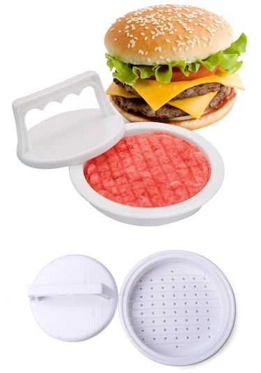 Hamburger Yapma Aparatı- Hamburger Pres Ve Köfte Kalıbı Asorti