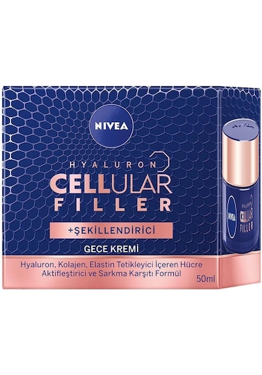 Nivea Hyaluron Cellular Filler Şekillendirici Gece Kremi 50 ML