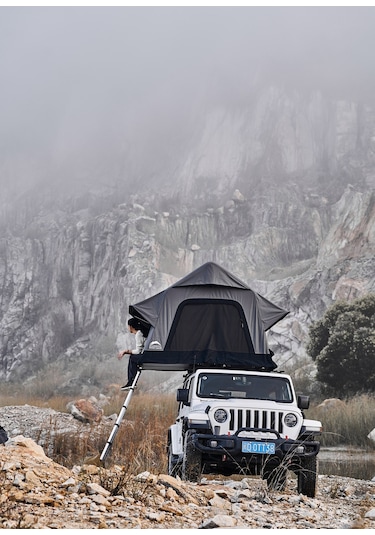 Wild Land Air Cruiser Dahili Pompalı Araç Üstü Hava Tüpü Mekanizmalı 2-3 Kişilik Şişme Çadır Antrasit