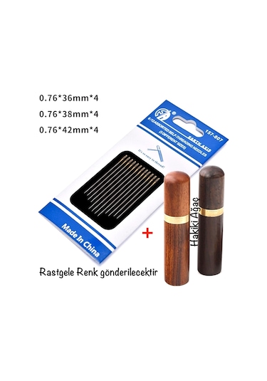 MSO VIP Kalite Ahşap Konteynerli Akıllı Dikiş İğne Set