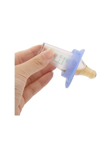 Jeemson 10 ML Ölçülü Silikon Emzikli Bebek Besleyici Temizlenebilir Durgun Konumda Durur