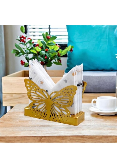 Homyl Peçete Saklama Tutucusu, Dik Kağıt Havlu Tutucusu Altın