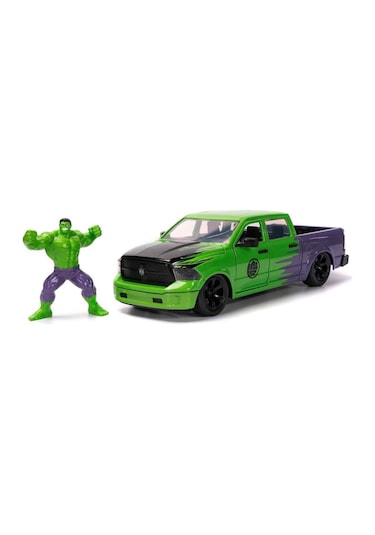 1:24 Marvel Avengers 2014 Ram 1500 Model Araba Ve Hulk Figür