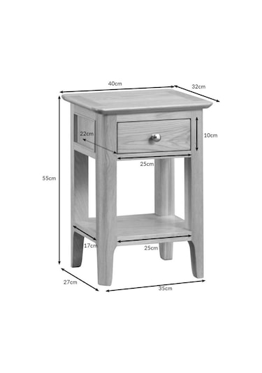 Masifart Emilia 40 Cm  Komodin