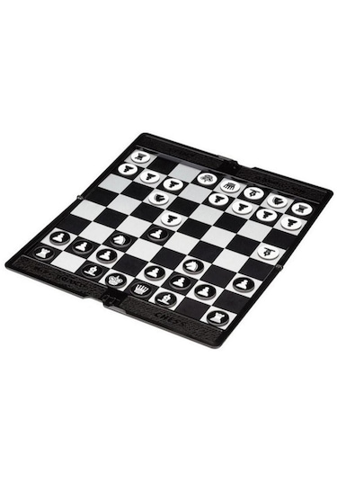 Dolıty Cep Manyetik Seyahat Satranç Seti Yuvarlak Para Oyuncak