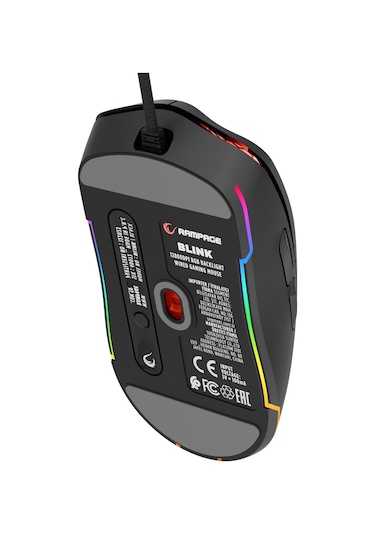 Rampage Blink 7 Makro Tuşlu RGB 12800 DPI Oyuncu Mouse