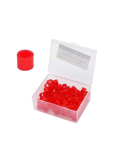 100 Adet/kutu Diş Diş Kodu Yüzükler Silikon Çok Renkli Otoklavlanabilir Dezenfeksiyon Ortodonti Evrensel Daire Enstrüman Black