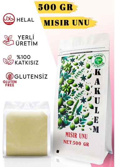 Kakulem Glutensiz Ata Tohum Yerli Mısır Unu 500 G