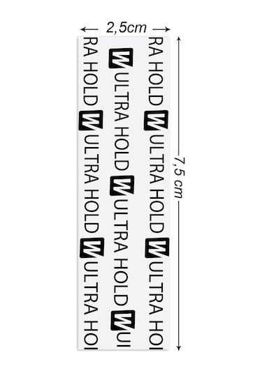 Walker Tape Ultra Hold Protez Saç Bandı 36 Adet (2.5 CM x 7.5 CM) 1 Paket 36 Adet