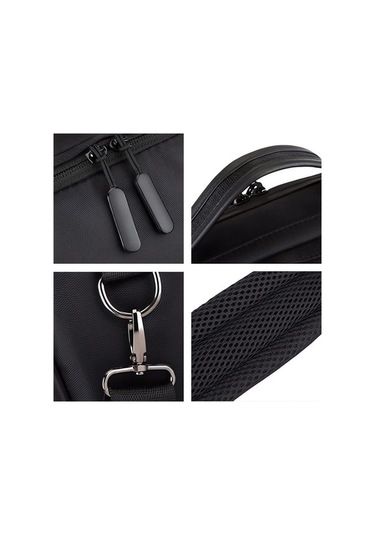 Createtech Kahverengi İş Dizüstü Çantası, 15.6" Kaliteli Naylon, Usb Şarjlı, Büyük Kapasite Kahverengi